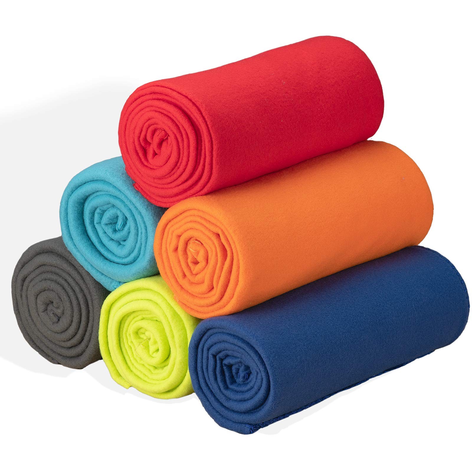 Bulk Pack Of 6 - 50x60 Cozy Throw Blankets