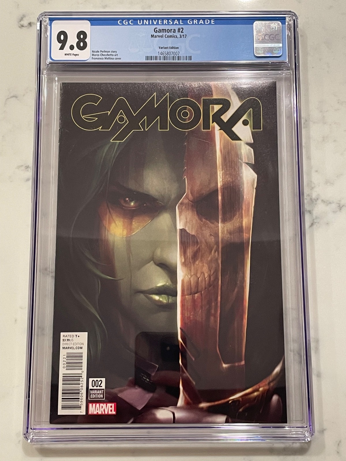 Gamora #2 1:25 Francesco Mattina Variante CGC 9.8