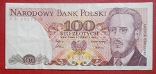Poland Banknote 100 zlotych 1986