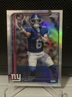 2025 Topps Chrome Football #306 Jaxson Dart RC Refractor - Giants