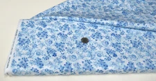 Michael Miller quilt-craft fabric DELFT FLORAL blue 2 yds (dcx-12241) Delft