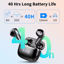 True Wireless Earbuds   Noise Reduction, Charging Case, Long Battery Life