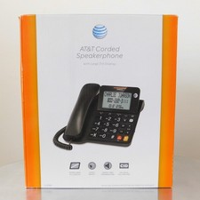 AT T Corded Speakerphone Telephone in Box Extra Large Tilt Display w/ ID CL2940