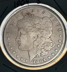 1904 S Morgan Silver Dollar Fine F / Very Fine VF