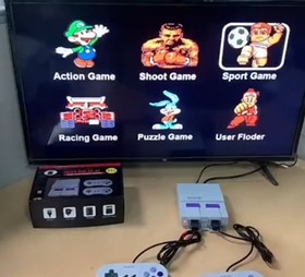 Super Mini SNES SN-02 retro NES hdmi TV game console w/ 821 classic 8-bit games