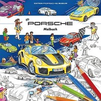 Porsche Malbuch Kinder Ab 3 Jahre, Ausmalbuch, Geschenk, Kreativbuch