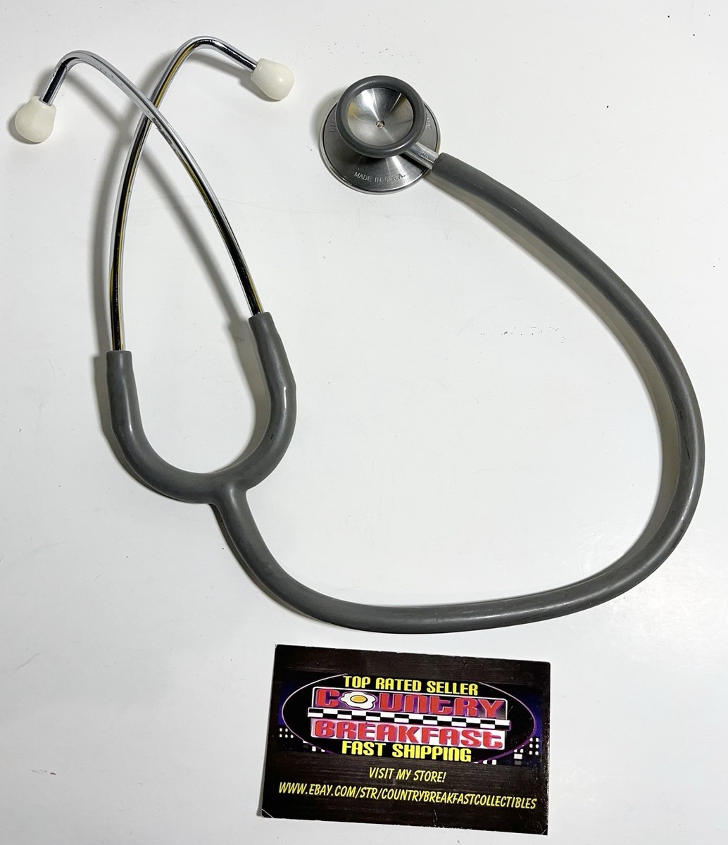 Vintage 3M Littmann Stethoscope Gray Made In USA - Nice! | eBay