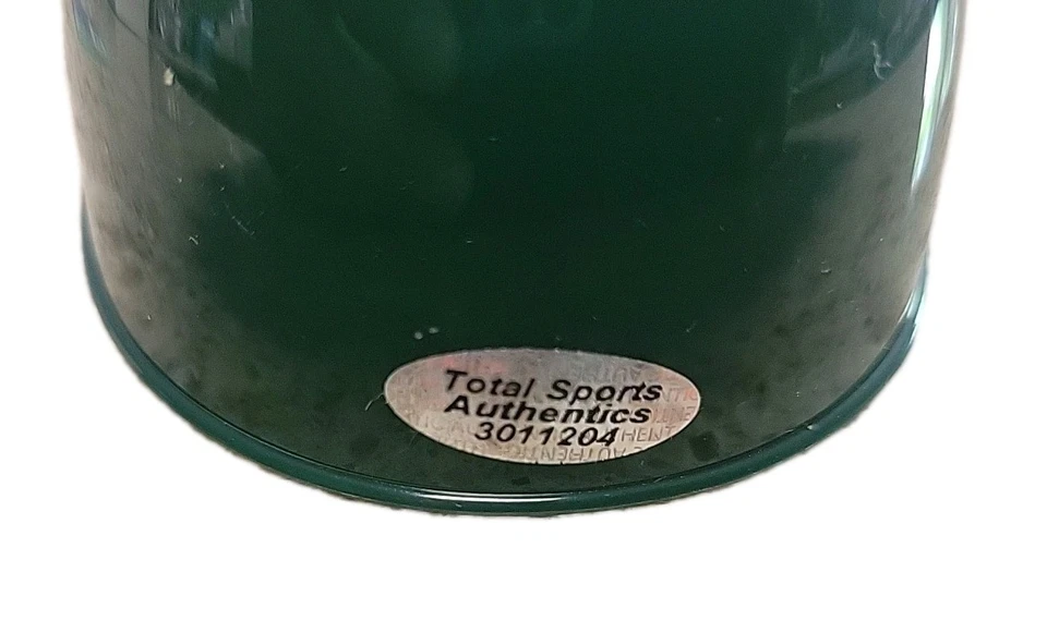 REGGIE JACKSON SIGNED SUNDAE CUP OAKLAND ATHLETICS MINATURE HELMET W/COA HOF - Image 3 of 4
