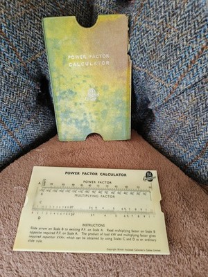 Vintage Callenders Stromrechner schweres Kabel Stromnetztechnik