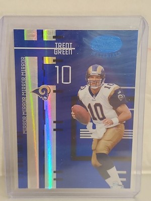 Trent Green 2005 Leaf Certified Materials Mirror Blue Parallel #143 (40/50) Rams