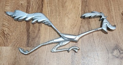 Vintage Road Runner Metal Wall Plaque Sign Looney Tunes Warner Bros Cartoon