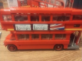RETIRED LEGO 10258 CREATOR EXPERT LONDON BUS - COMPLETE SET W/ BOX & MANUAL