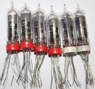 6x New IN-16 ИН-16 NOS Nixie Tubes for Clock Tested 100% Working 6pcs in one lot
