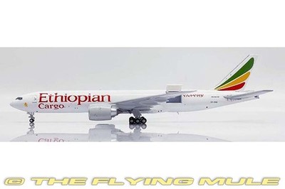 JC Wings 1:400 777-200F Ethiopian Cargo ET-AWE Interactive Series
