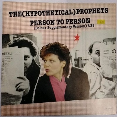 The (Hypothetical) Prophets   Person To Person - 1983 - 12'' Vinyl Single -TA3257