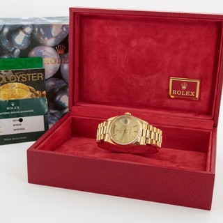 Men's Rolex OP Day Date "President" 18K Ref.#18238 36mm Tapestry Dial W234616 2