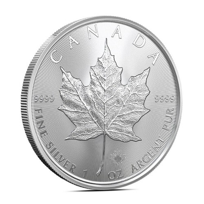 #ad 1 oz 2025 Canada Silver The Maple Leaf BU For Collection $39.99