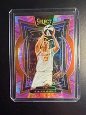 2025 Panini Select WNBA Pink Camo Rayah Marshall #62/175  WNBA