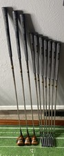 Vintage Jack Nicklaus Mac Gregor 3-9 Irons 135 Woods RH Steel Shafts Reg Flex