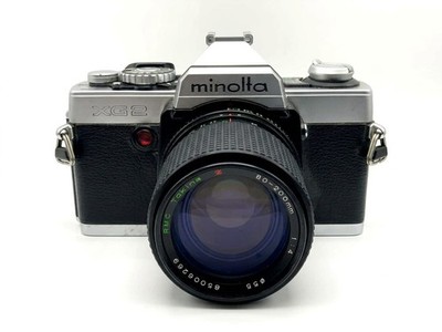 Minolta XG 2 + Tokina 80-200mm f/4 Kit Set Analog SLR 35mm Kamera Objektiv Body