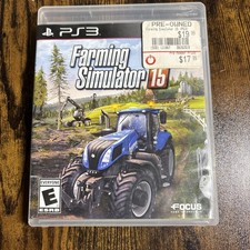 Farming Simulator 15 (Sony PlayStation 3, 2015) Complete With Manual CIB