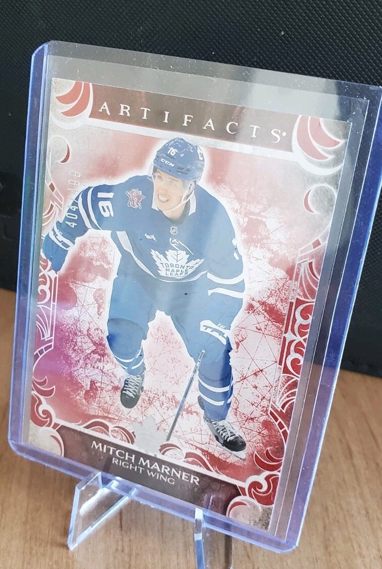 MITCH MARNER 2024-25 UD ARTIFACTS RUBY SP INSERT/# 140/499/LEAFS
