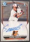 2023 Bowman Chrome Samuel Basallo 1st Bowman Autograph Auto - #CPA-SB