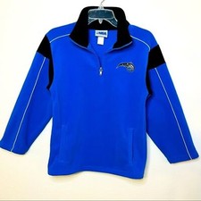 NBA Orlando Magic Royal Blue Half Zip Therma Jacket Youth Size: Large 10-12 