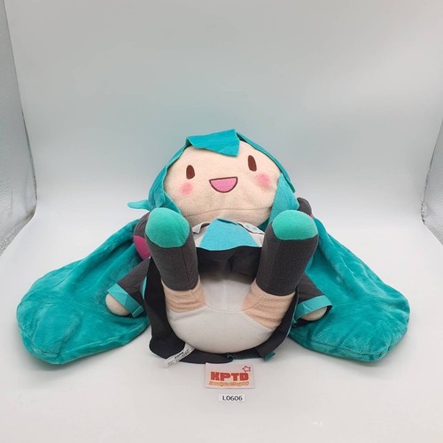 Hatsune Miku L606 Fluffy Fuwa Fuwa SEGA Plush 10" Stuffed Toy Doll Japan - 第 9/11 張圖片