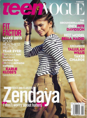 Teen Vogue Magazine Zendaya Bella Hadid Pete Davidson Tallulah Willis Style
