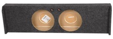 Rockville Dual 10" Sealed Sub Enclosure Box For 09-Current Ford F-150 SuperCrew