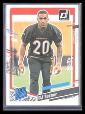 2023 Panini Donruss DJ TURNER Rated Rookie #319 RC Cincinnati Bengals DONF
