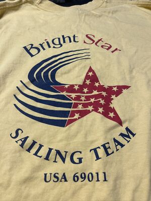 Sail Racing Team Tshirt - Bright Star  Bermuda Race 2002  - XXL  Rare Vintage