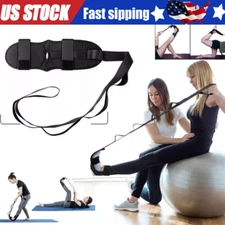Yoga Band Flexibility Stretch Leg Fascia Stretcher Strap Ballet Gym Trainer US