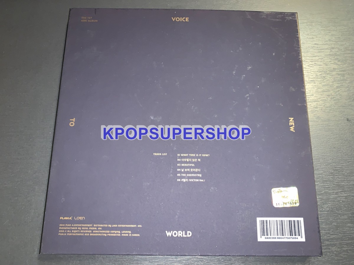 Victon 1st Mini Album Voice to the New World CD Chan Seungsik