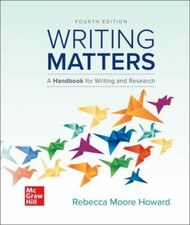 Writing Matters Handbook For Writing & Resear...