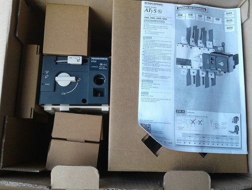 97232010 SOCOMEC ATYS TRANSFER SWITCH 100A 2P 2X100A F OP (1-IN BOX-1) - Picture 2 of 10