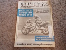 April 19, 1989 Number 15 Cycle News Newspaper Australian Grand Prix / Sacramento