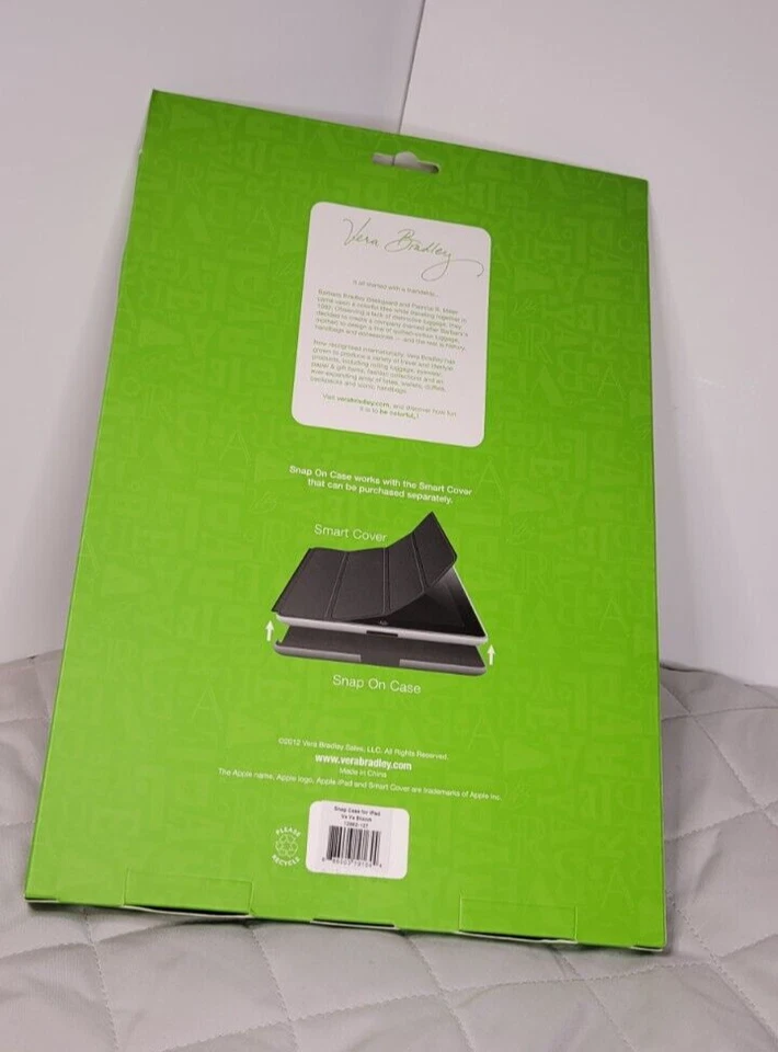 New Vera Bradley Snap On Hard Shell Case for iPad 2 & 3. Va Va Bloom. NIB - Image 2 of 4