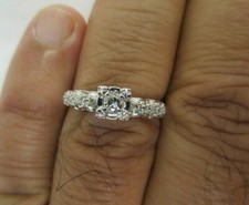 Vintage 14K Gold Diamond Engagement Ring Center .20 Carat D-VS1  Value 3,950