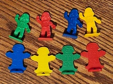Candy Land Replacement Men Gingerbread Man Pieces Tokens, Individual or Set