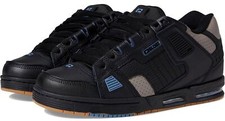 Image of Globe Sabre Phantom Black Steel Mens Leather Skate Trainers