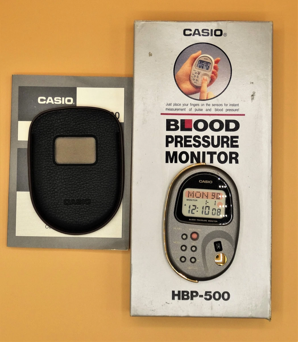Casio HBP-500 Blood Pressure Monitor, vintage, en estado como nuevo!!!