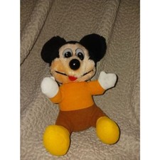 Vintage 1984 Disney Mickey's Christmas Carol Plush Toy