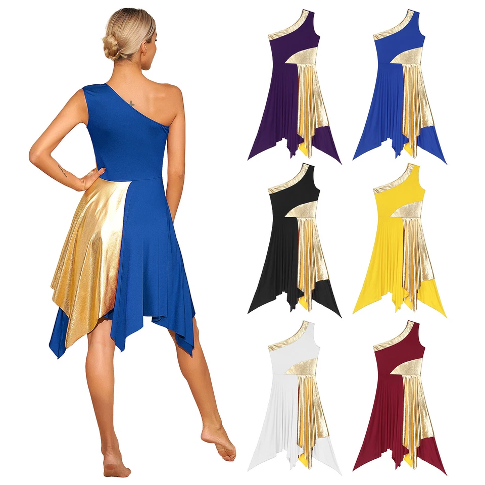 Женщин литургический похвалы танец платье туника лирический Dancewear поклонения костюм - Изображение 2 из 3