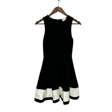 Love Ady Women's Striped Dress Black White USA Made Size Small