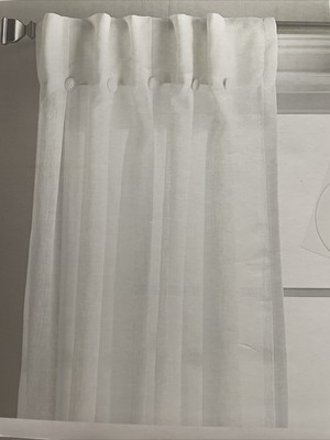 dkny pleated curtains with buttons