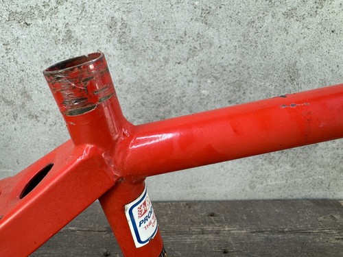 Mongoose Motomag Bmx Frame And Tange Fork 20” Vintage Old School Bmx Red - Picture 9 of 22