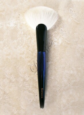 SONIA G Worker Fan Brush from the Sky Face Set, Goat Hair, New, Made in Japan