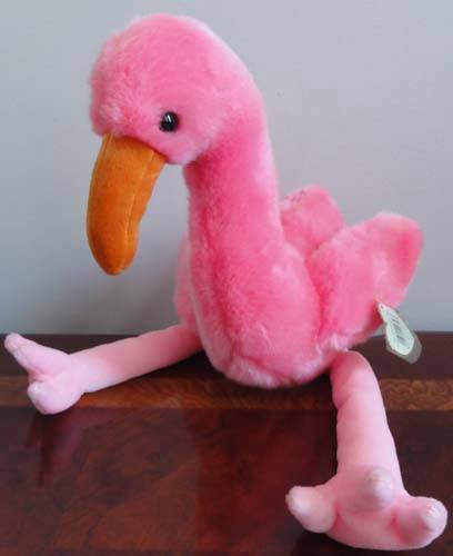 Ty Beanie Baby Pinky Pink Flamingo Mwmt 4th Gen Beanbag Plush Schi Brettl Werkstatt Ty